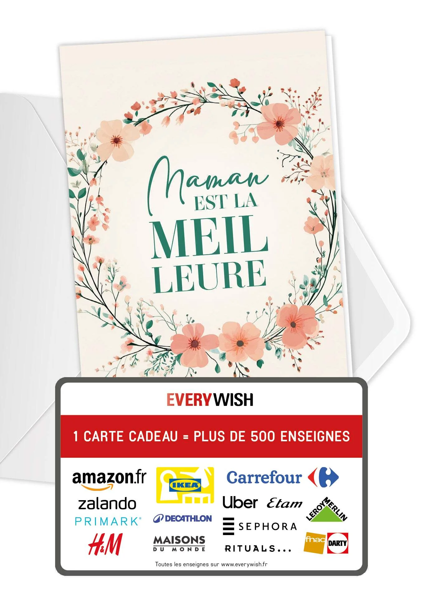 Maman est la meilleure - Couronne de fleurs PDF