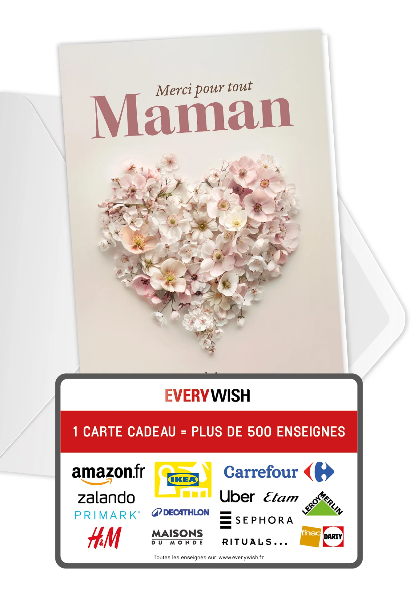 Maman merci pour tout - Un cœur de fleurs PDF