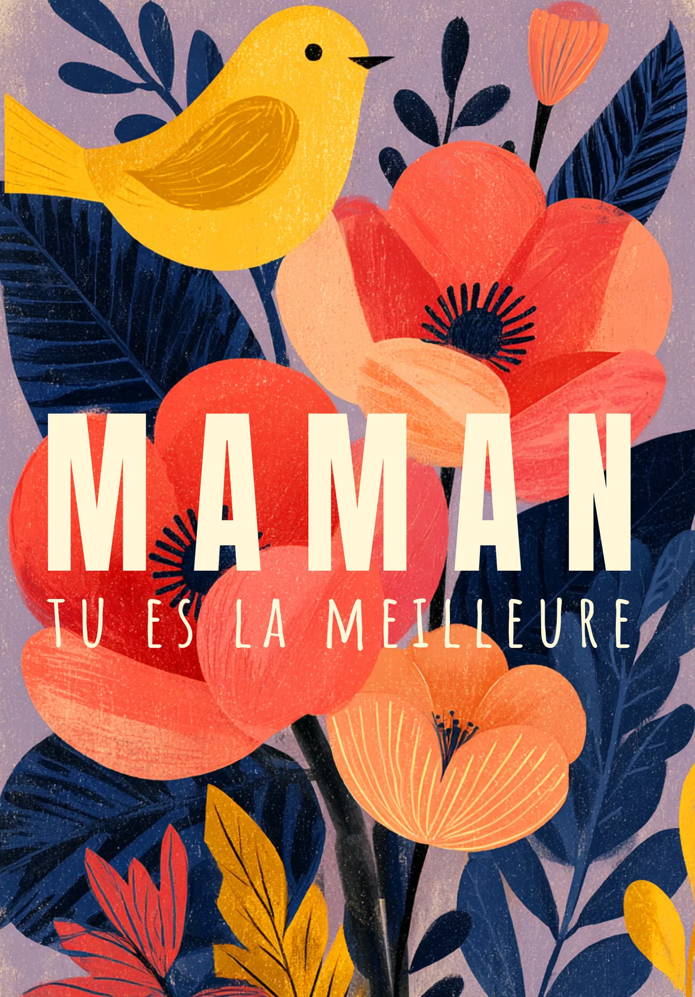 Maman tu es la meilleure - Coquelicots - Image 2