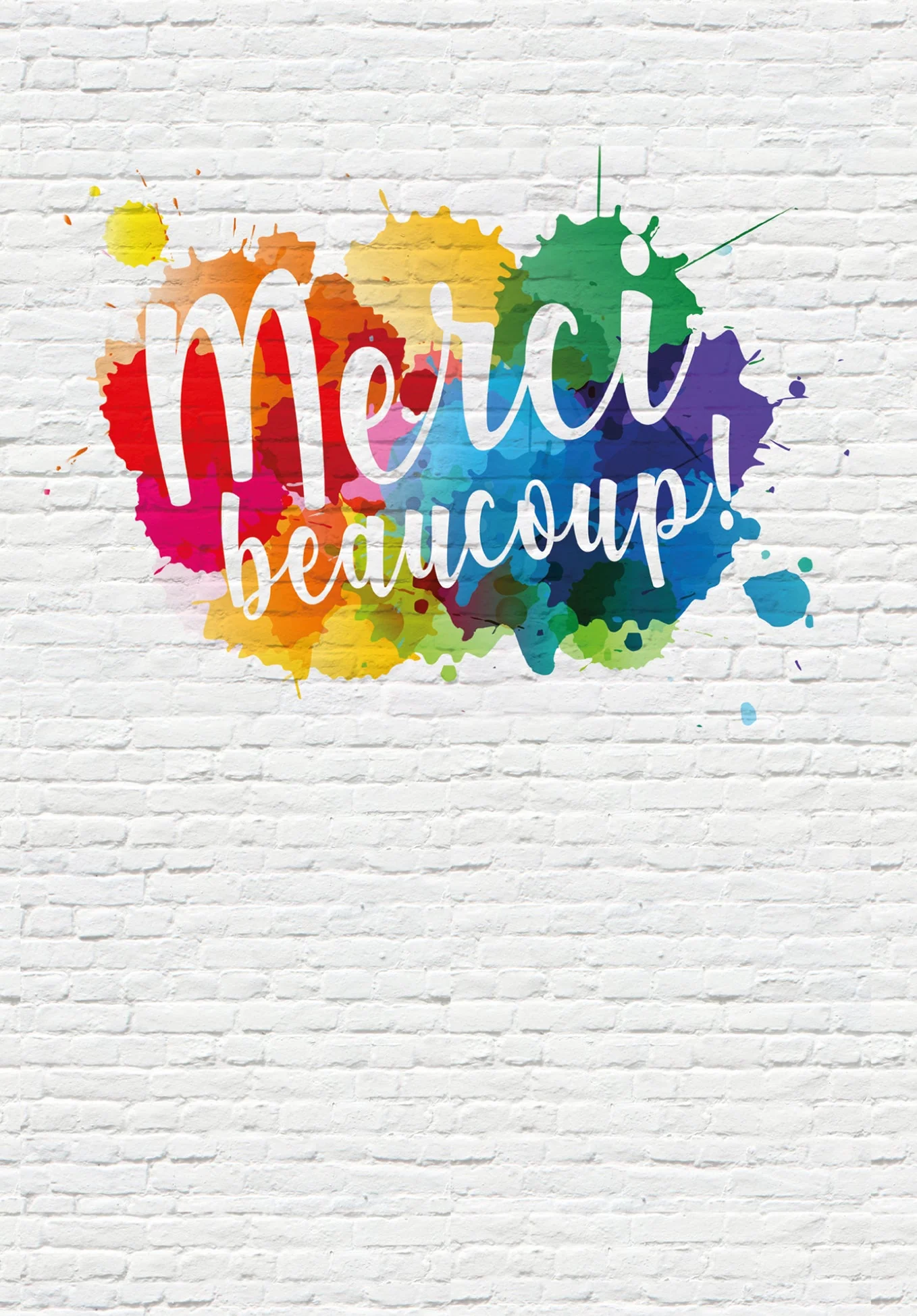 Merci beaucoup varié - Taches colorées PDF - Image 2