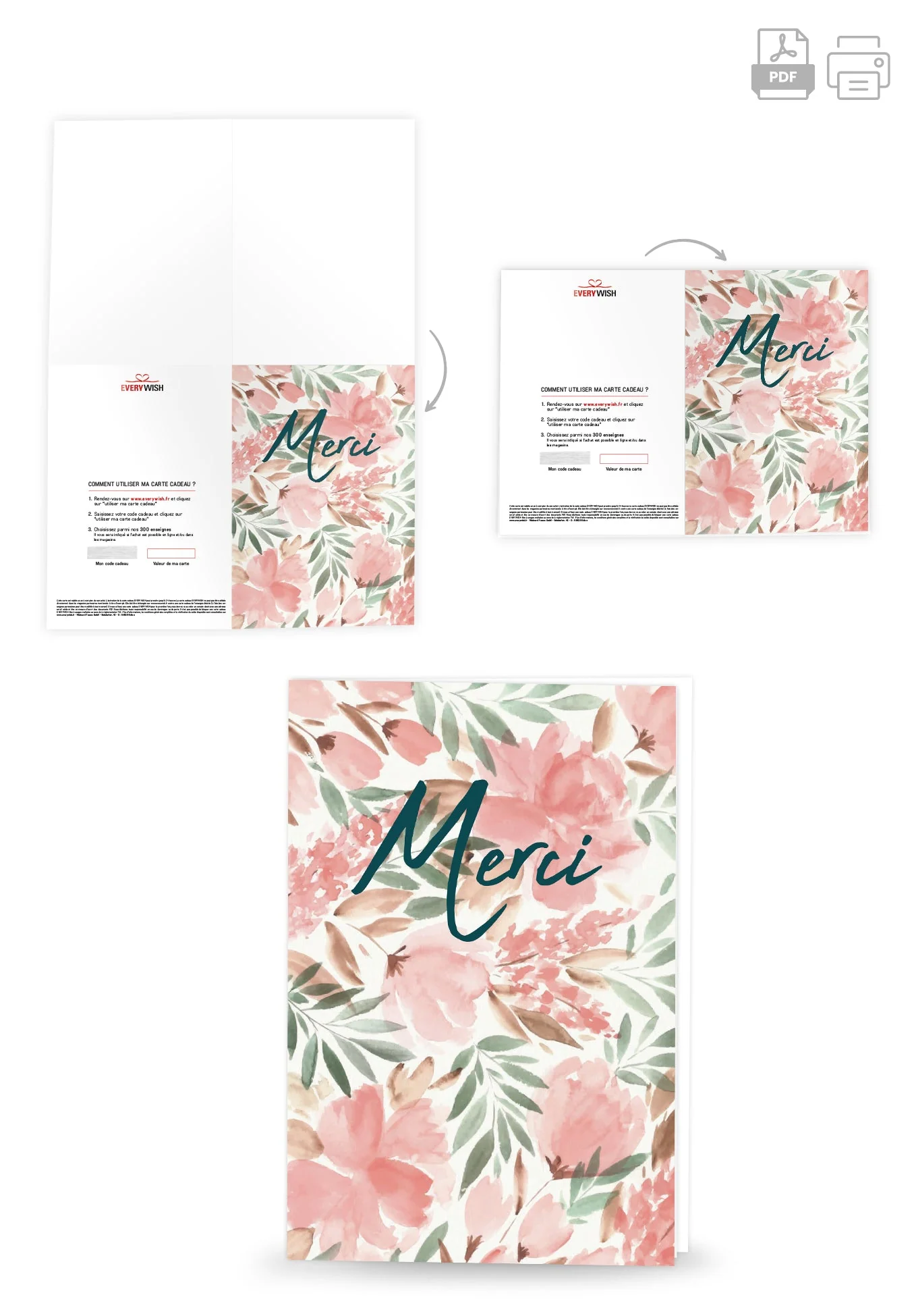 Merci - Fleurs Aquarelle PDF - Image 4