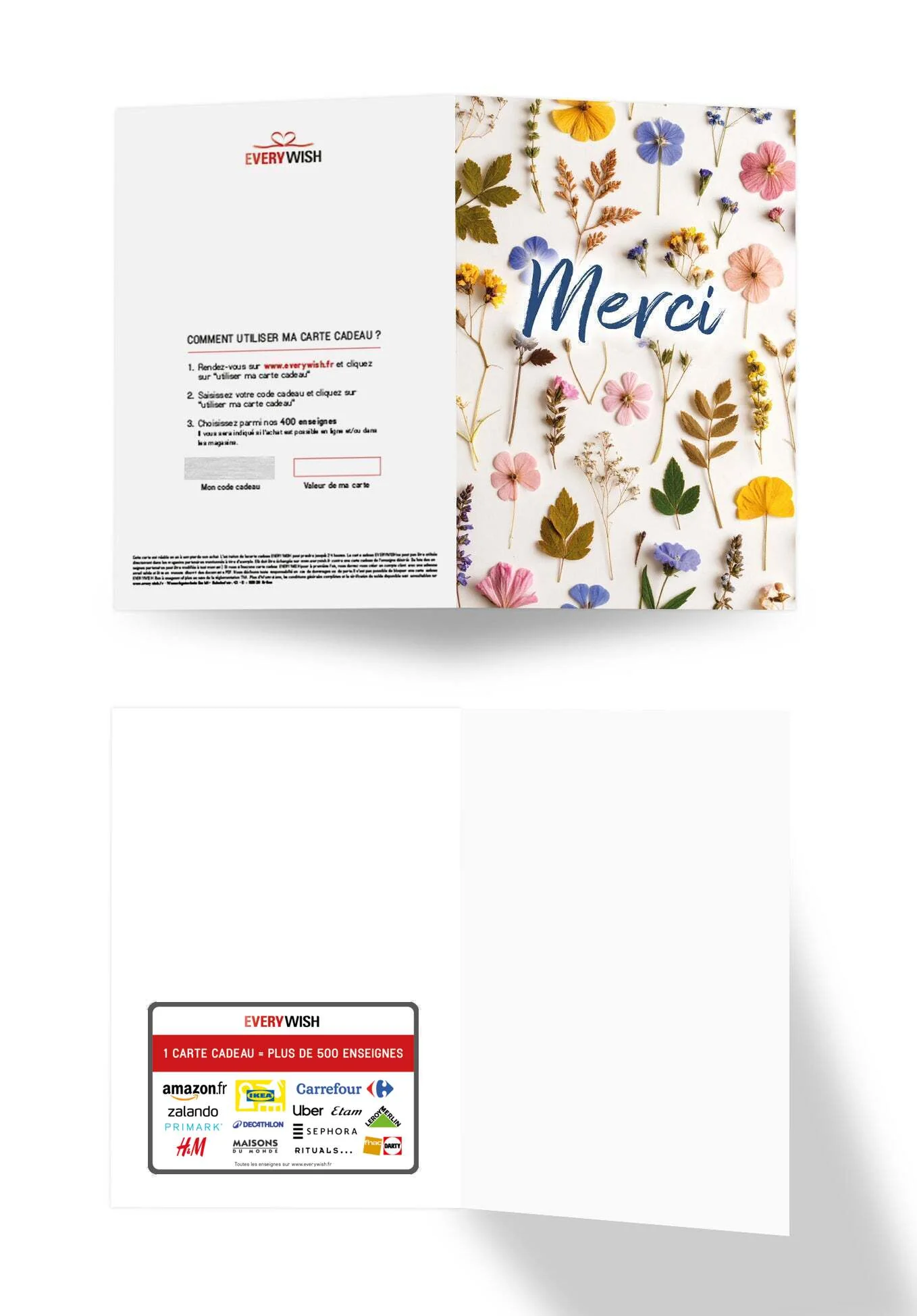 Merci - Fleurs séchées multicolores PDF - Image 3
