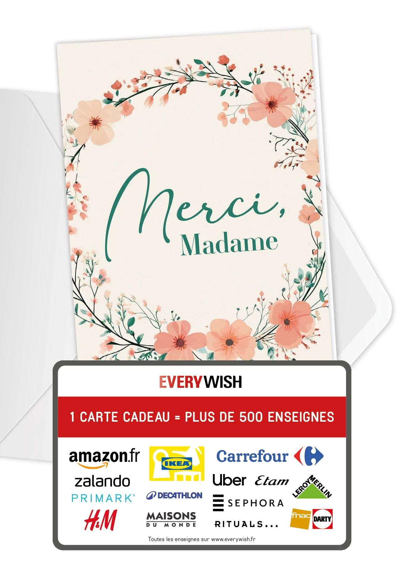 Merci Madame - Couronne de fleurs