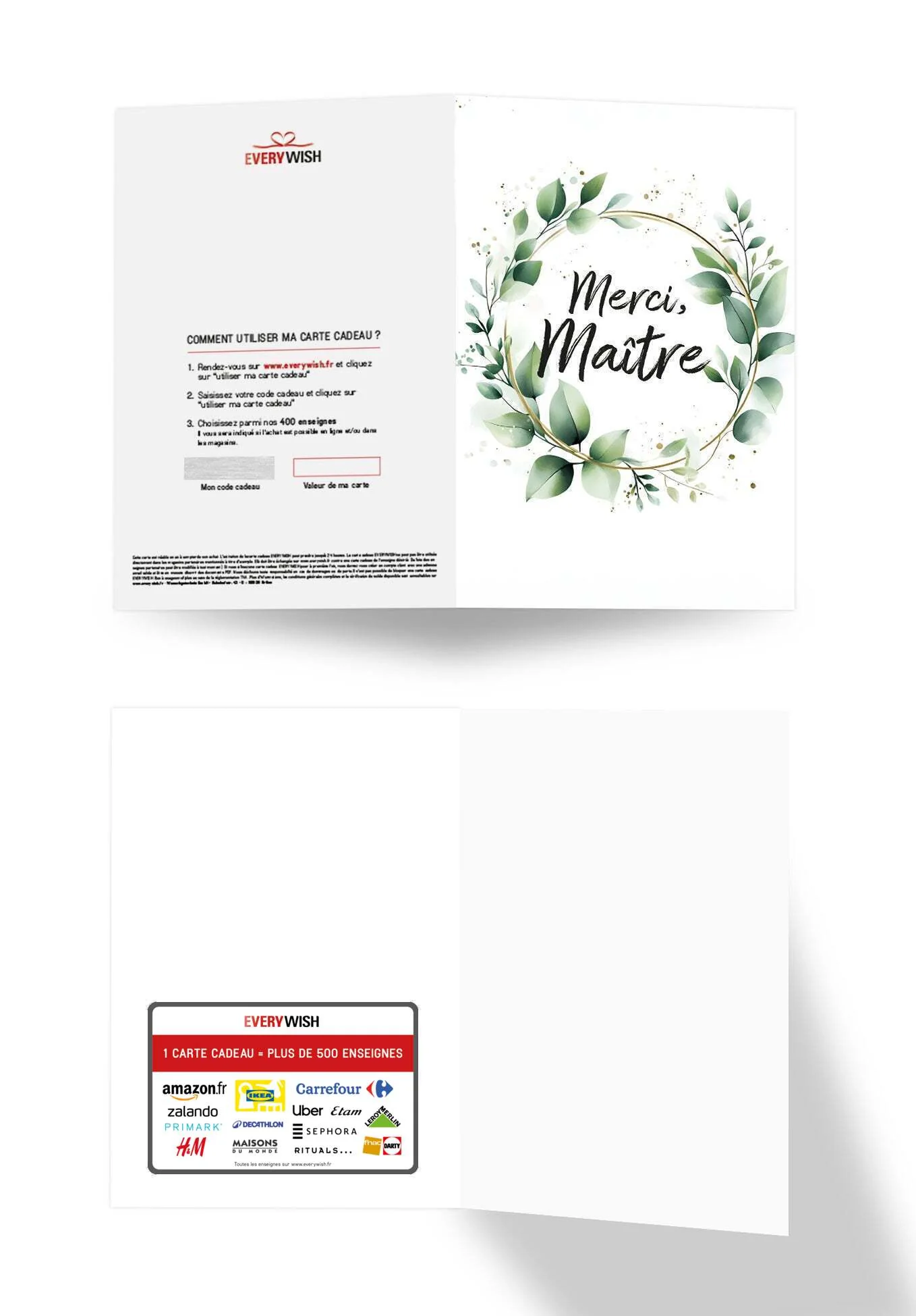 Merci maître - Couronne de feuilles PDF - Image 3