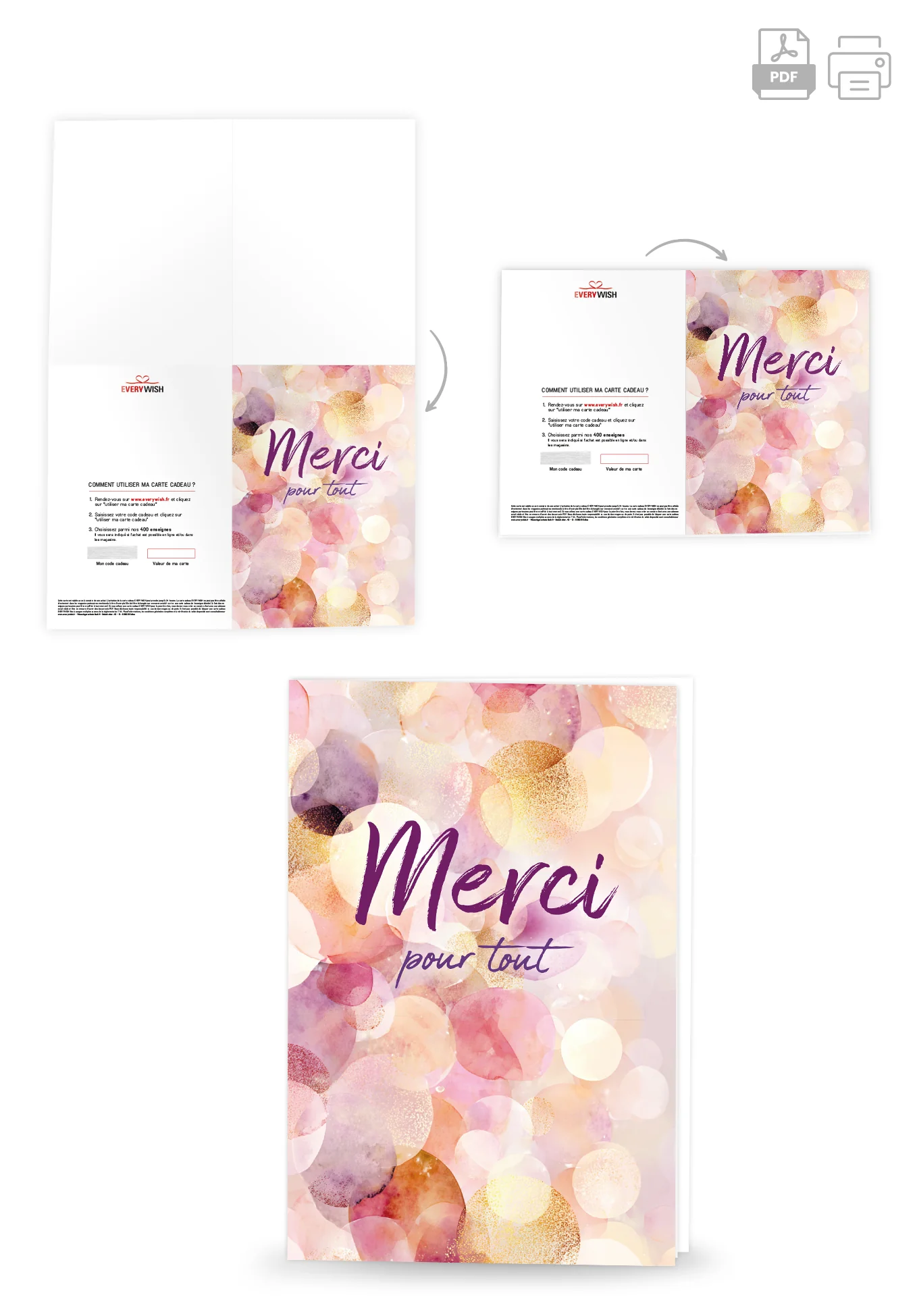 Merci pour tout - Or violet - Image 4