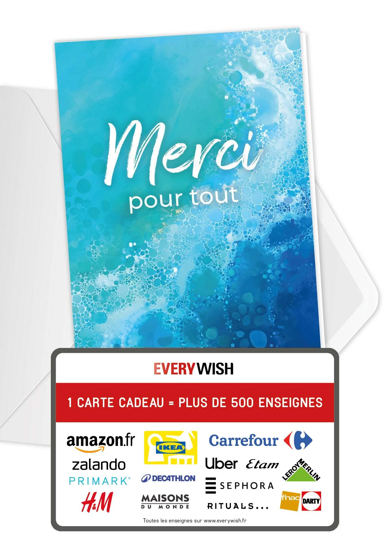 Merci pour tout - Vagues bleues PDF