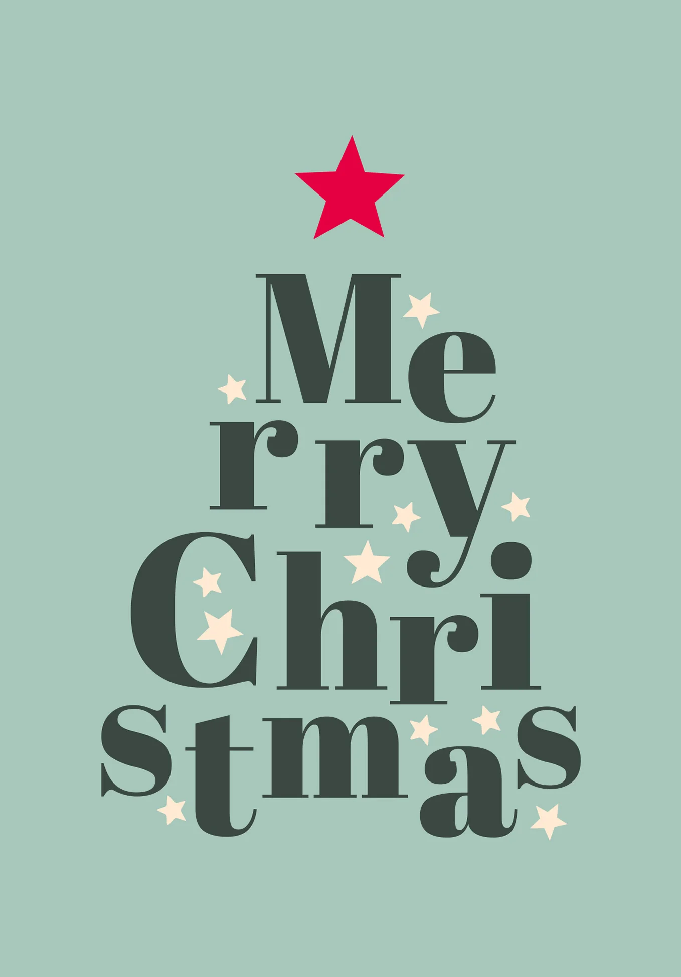 Merry Christmas - Lettres sapin - Image 2