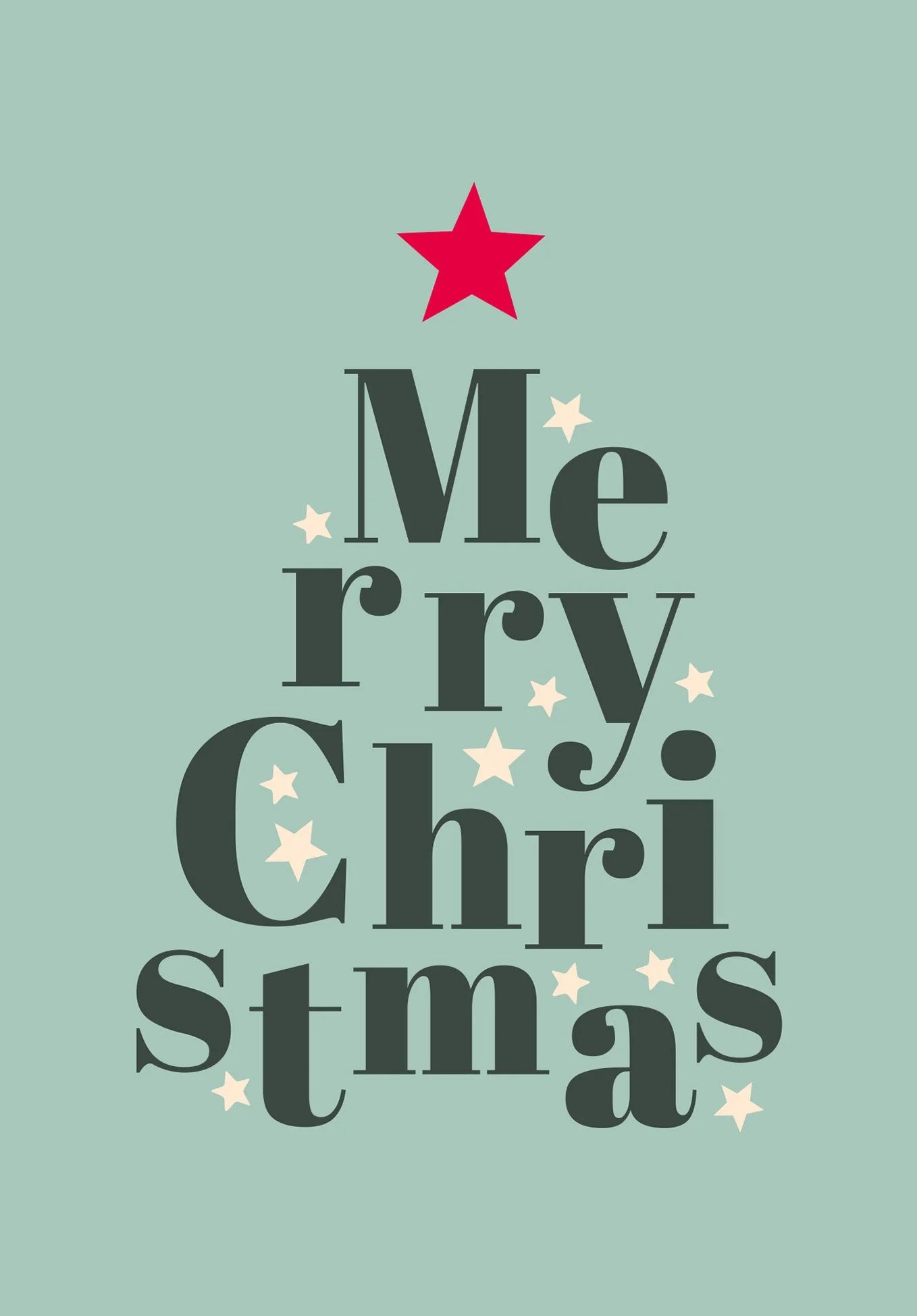 Merry Christmas - Lettres sapin PDF - Image 2