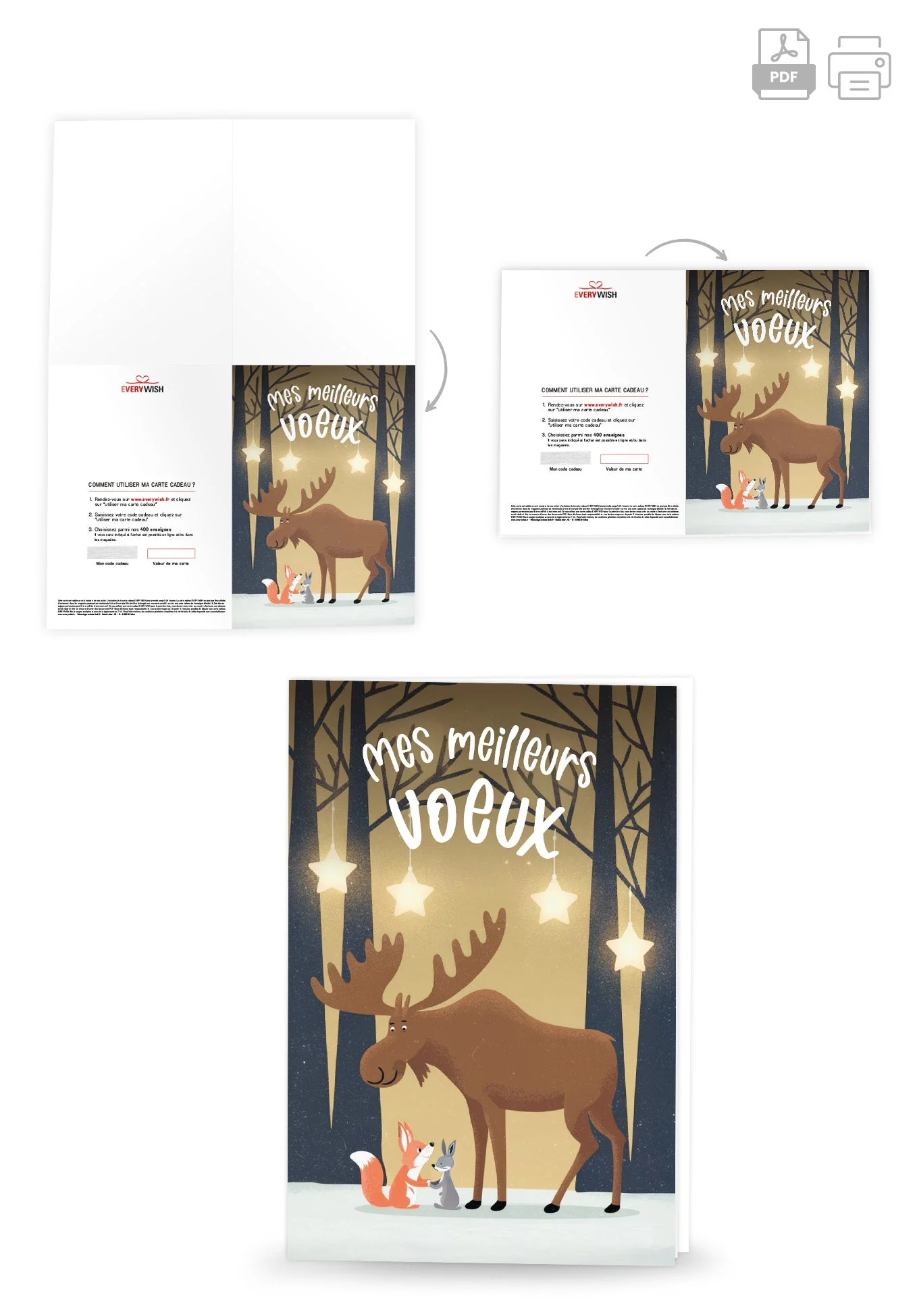 Mes meilleurs vœux - Animaux Forêt PDF - Image 4