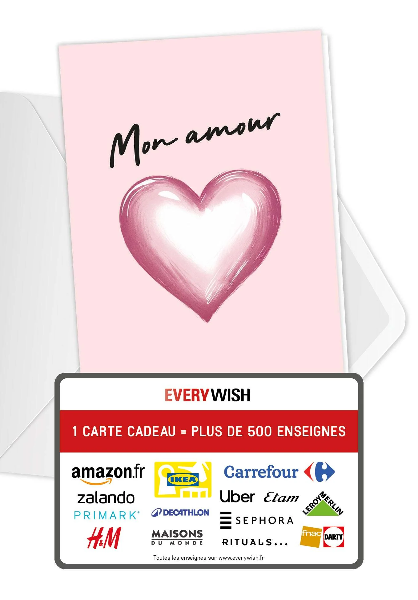 Mon amour - Cœur Rose PDF