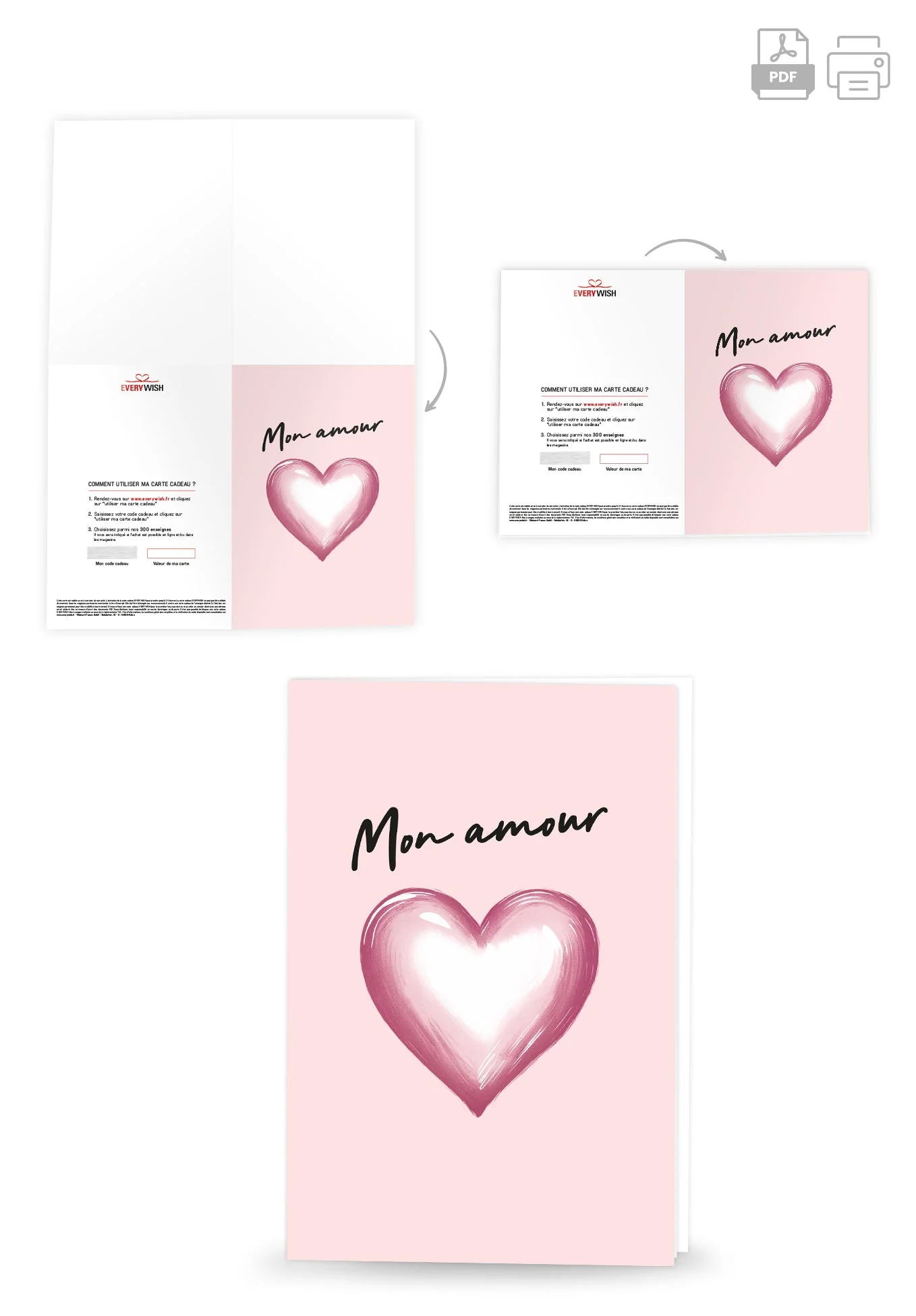 Mon amour - Cœur Rose PDF - Image 4