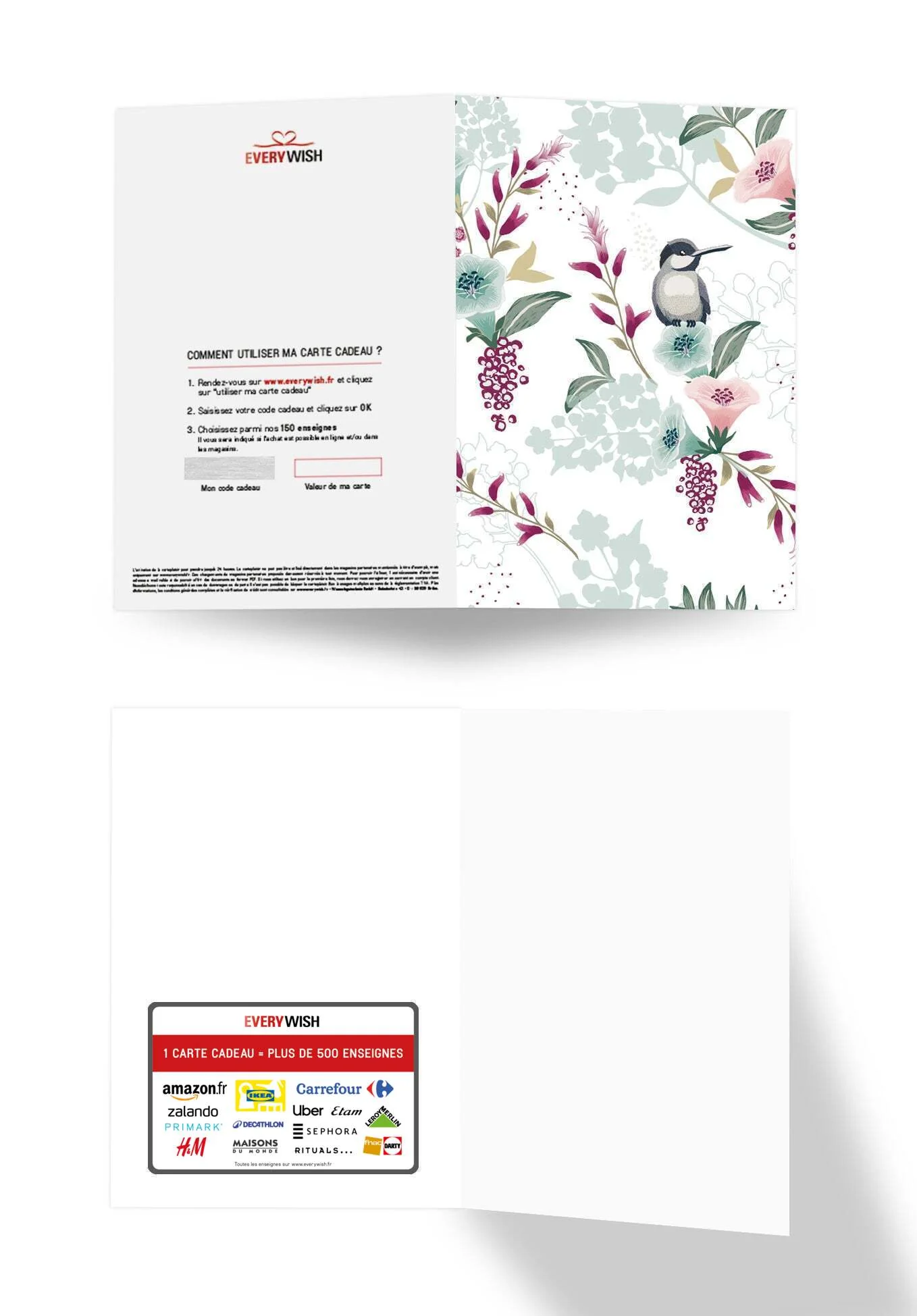 Oiseau sur fleur - Image 3