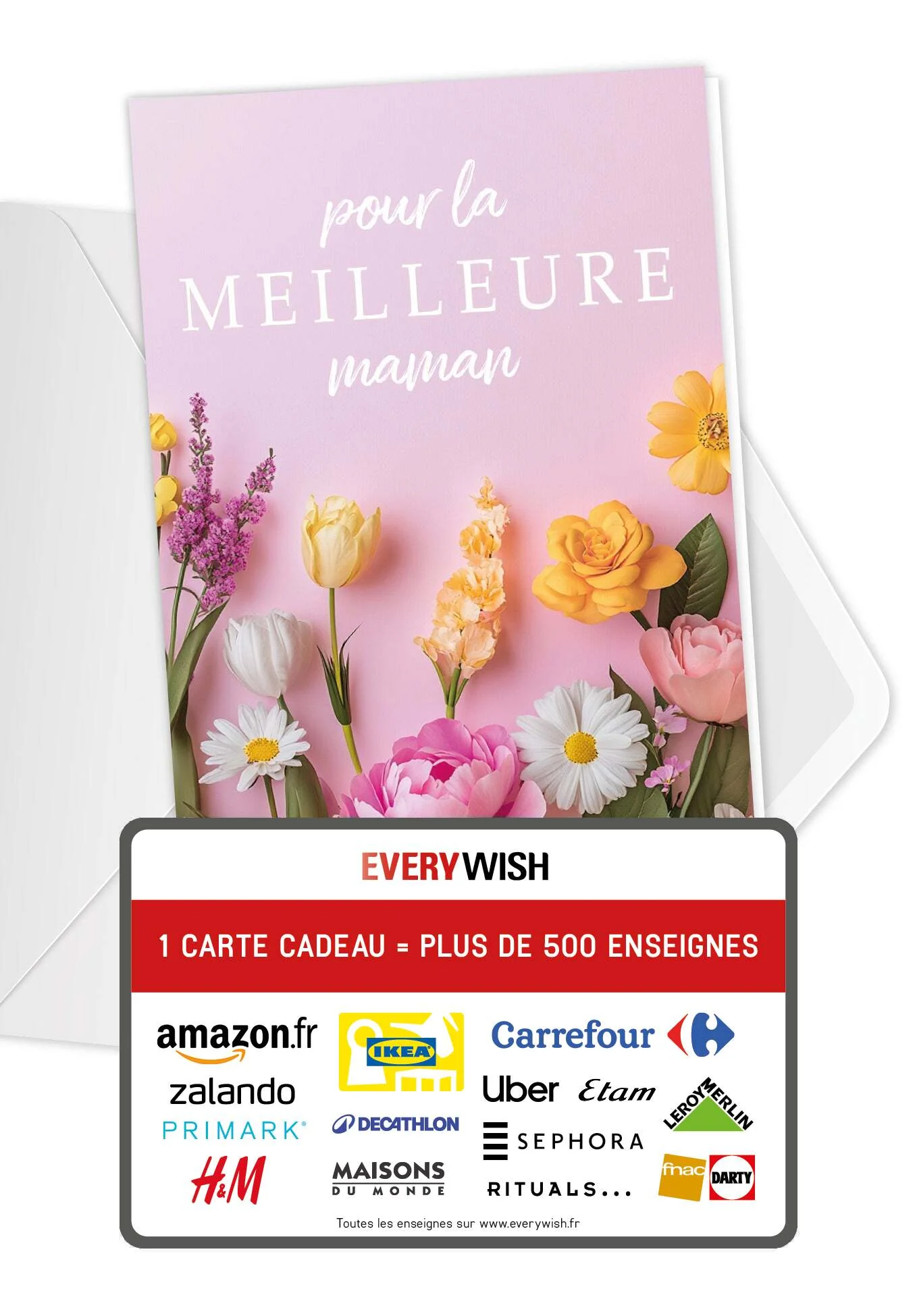 Pour la meilleure Maman - Fleurs roses PDF