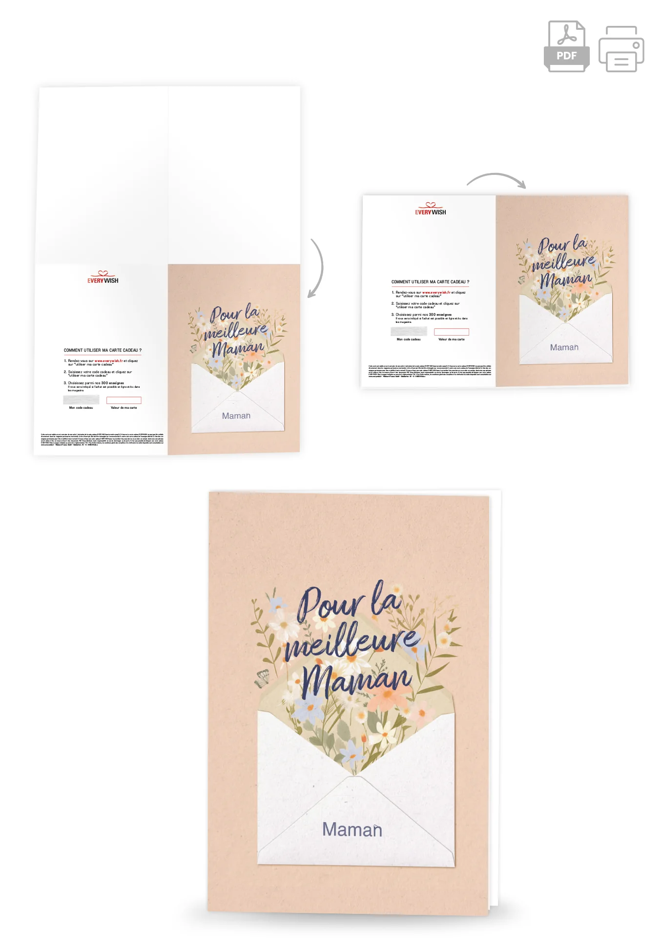 Pour la meilleure maman - Lettre fleurs - Image 4