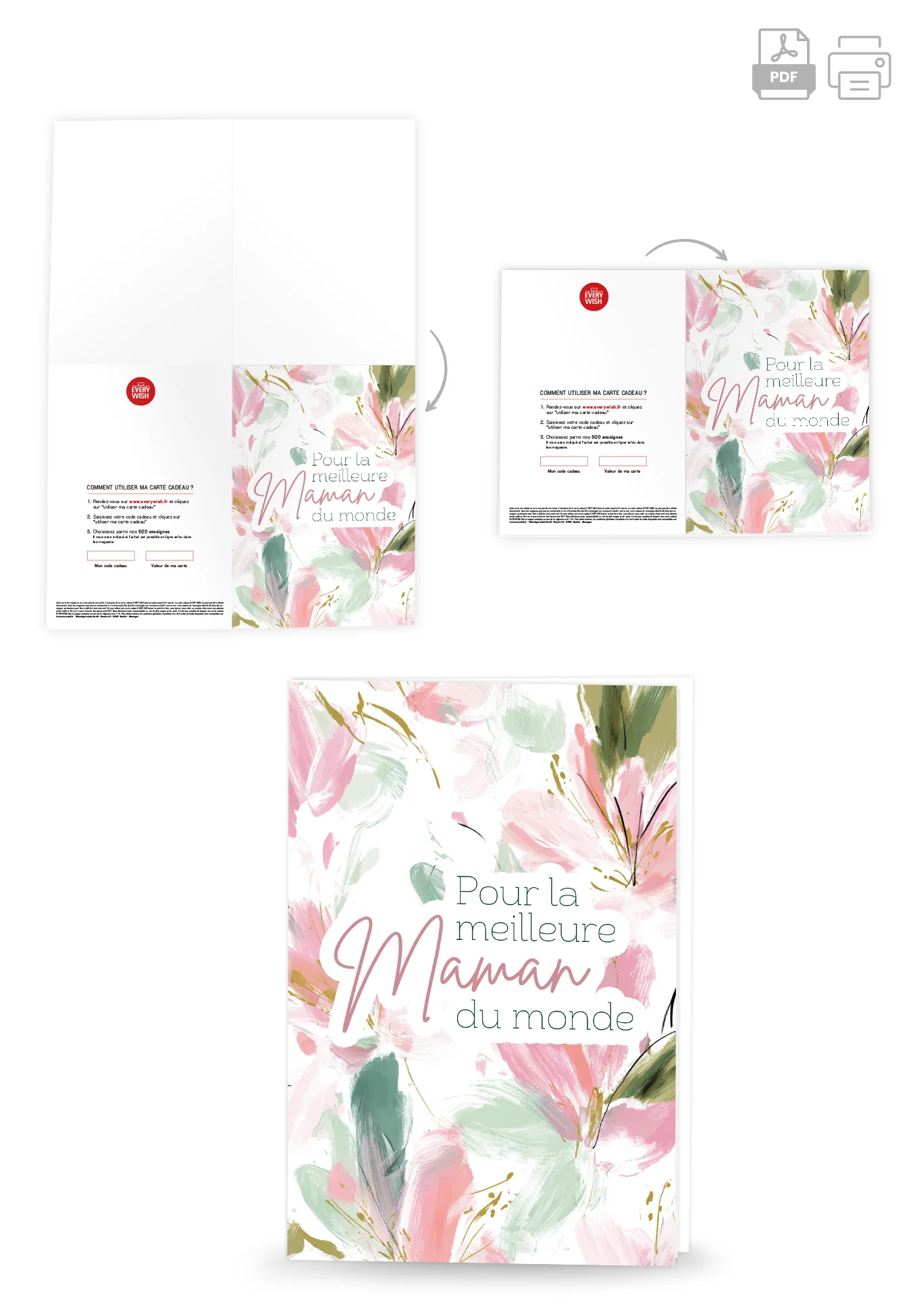 Pour la meilleure maman - Motif à fleurs PDF - Image 4