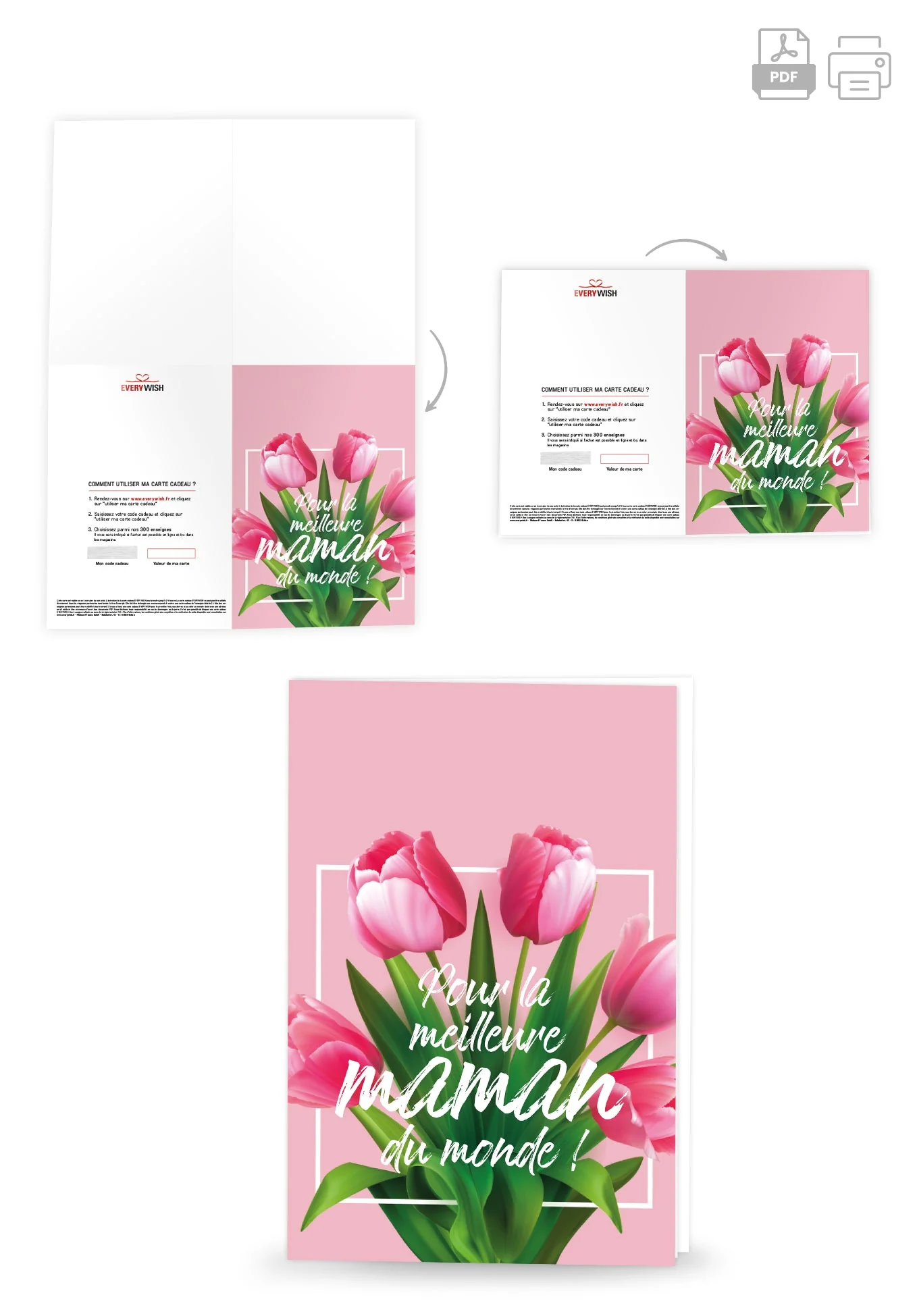 Pour la meilleure maman - Tulipes roses PDF - Image 4