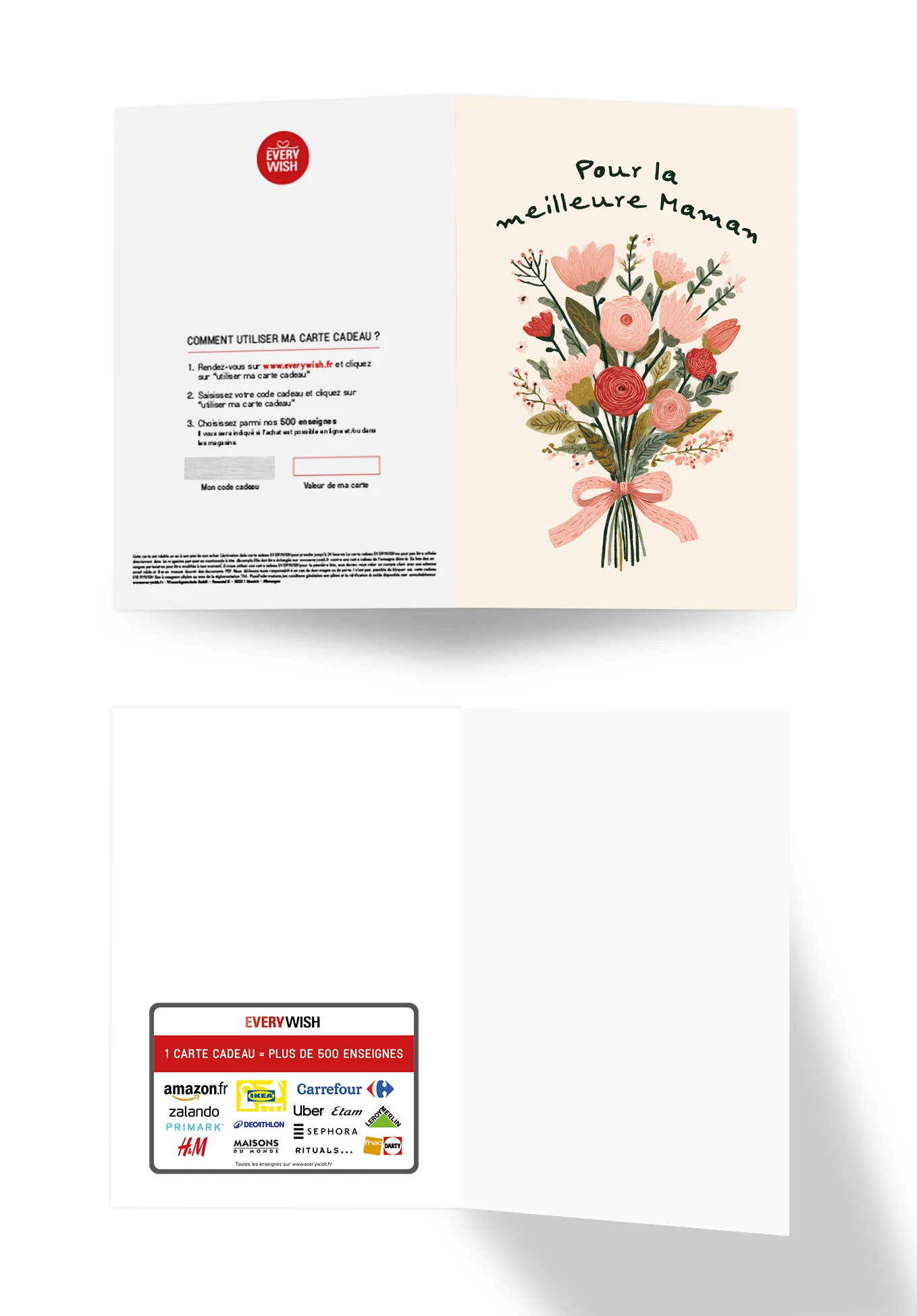 Pour la meilleure maman - Un bouquet beige - Image 3