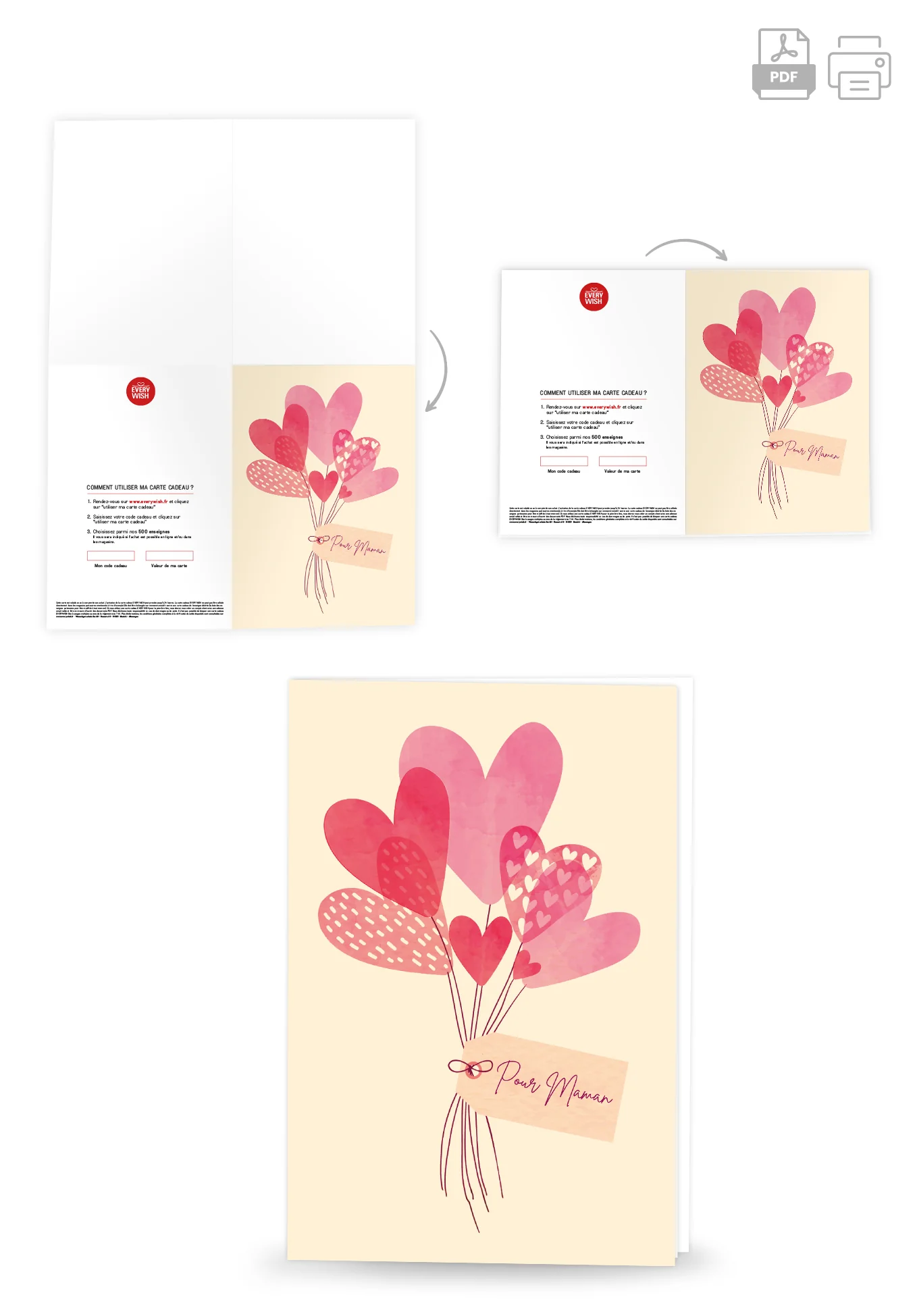 Pour maman - Des cœurs pastel PDF - Image 4