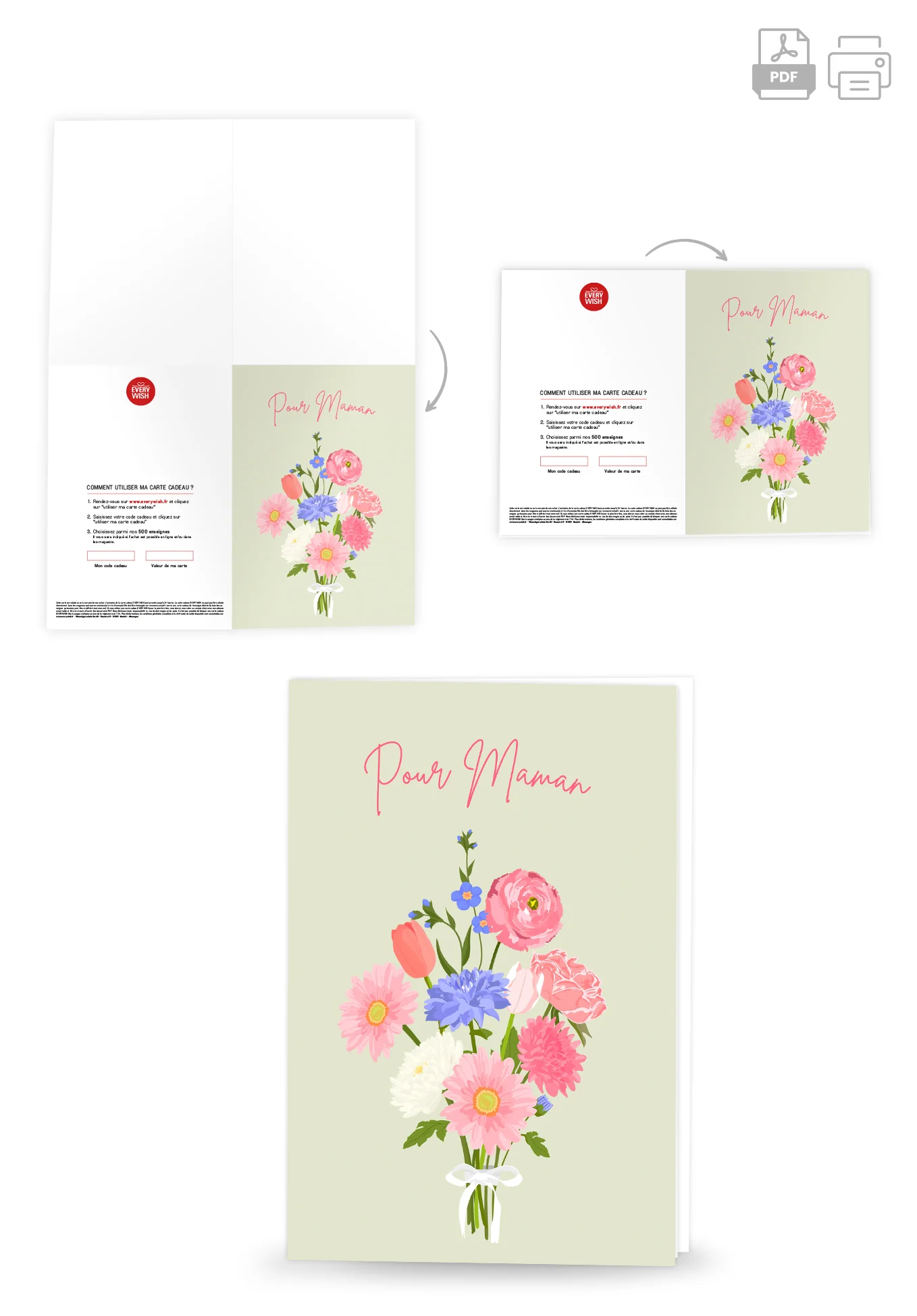 Pour maman - Un bouquet rose PDF - Image 4