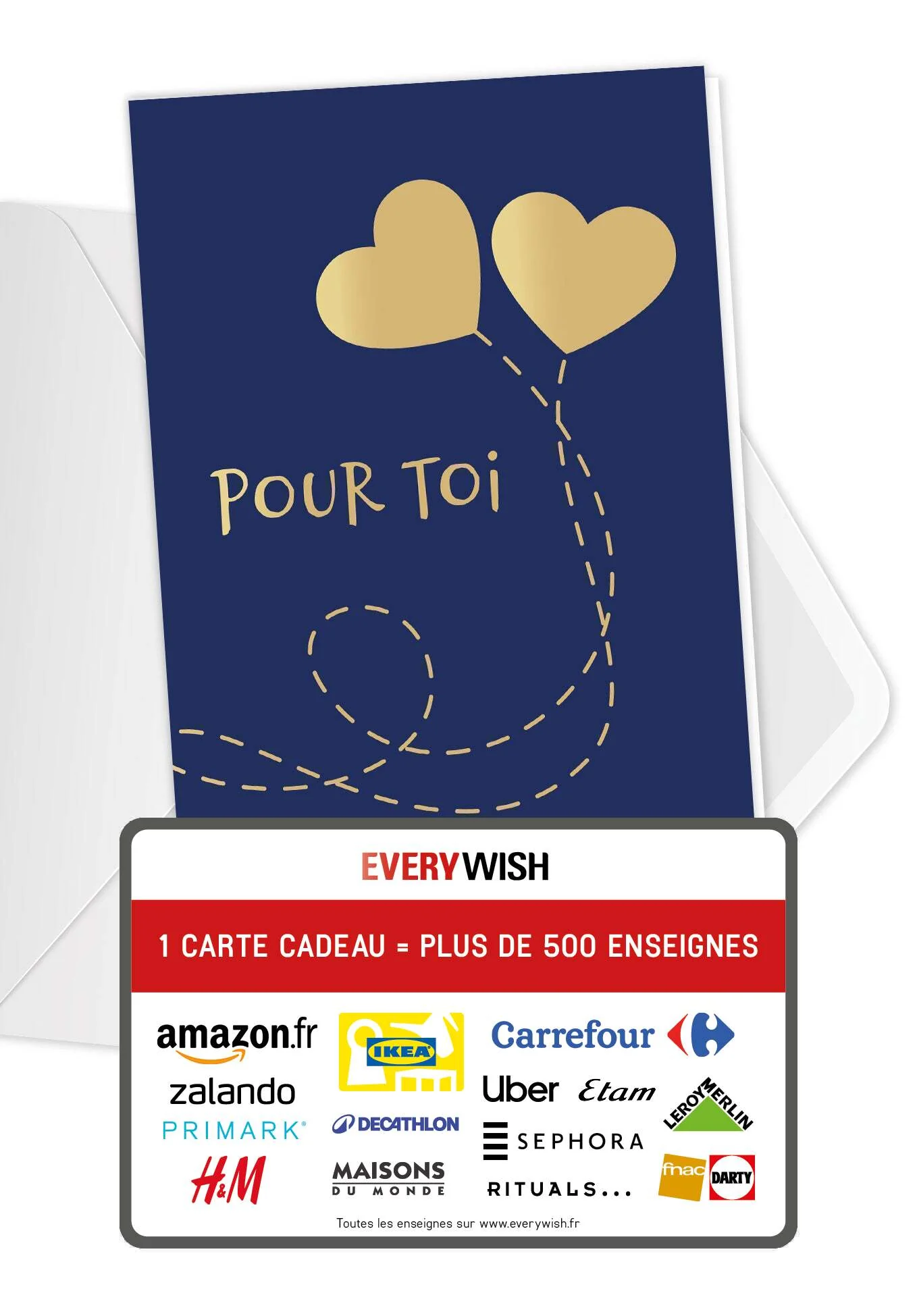 Pour Toi - Coeurs bleu or PDF