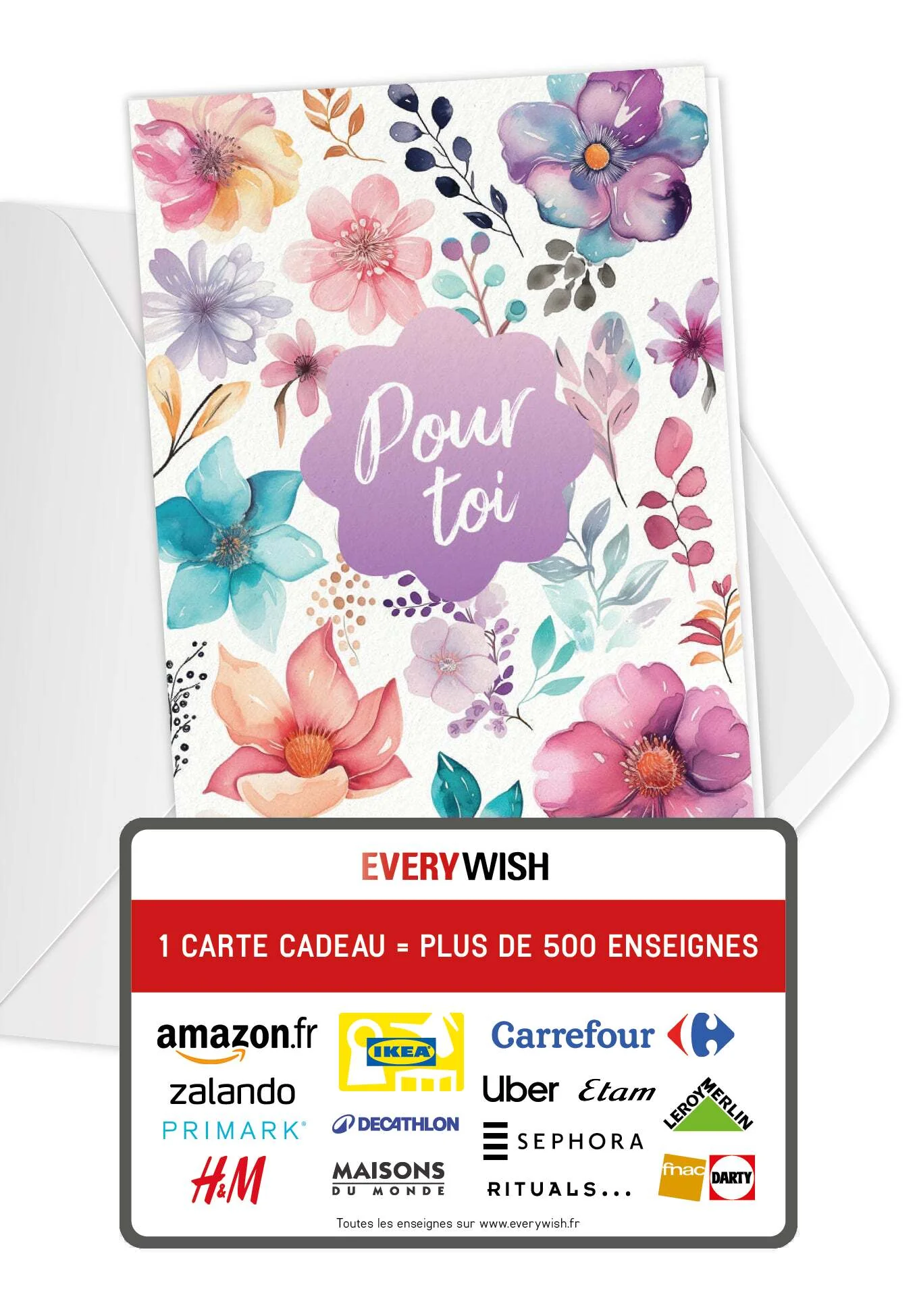 Pour toi - Fleurs Aquarelle PDF