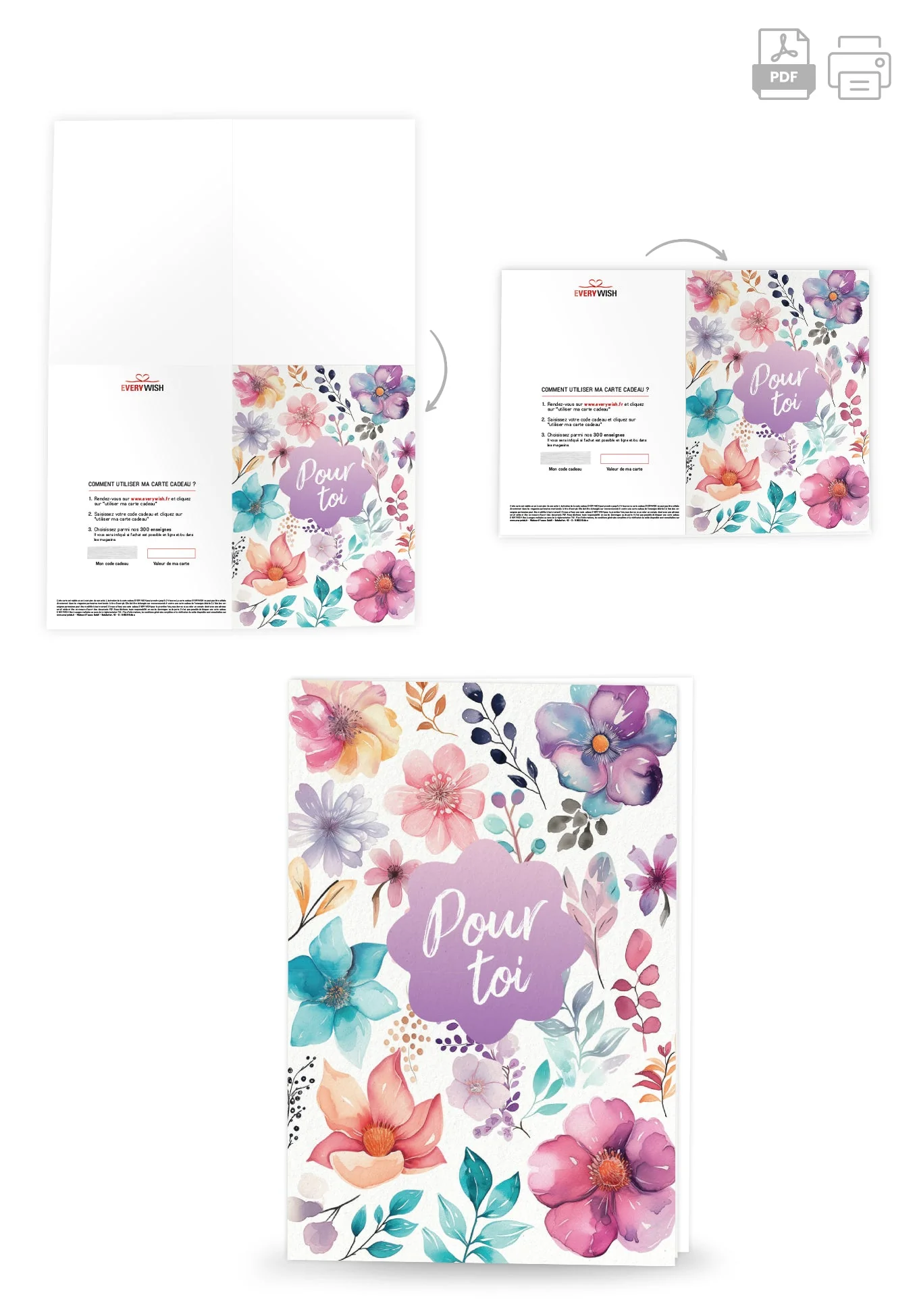 Pour toi - Fleurs Aquarelle PDF - Image 4