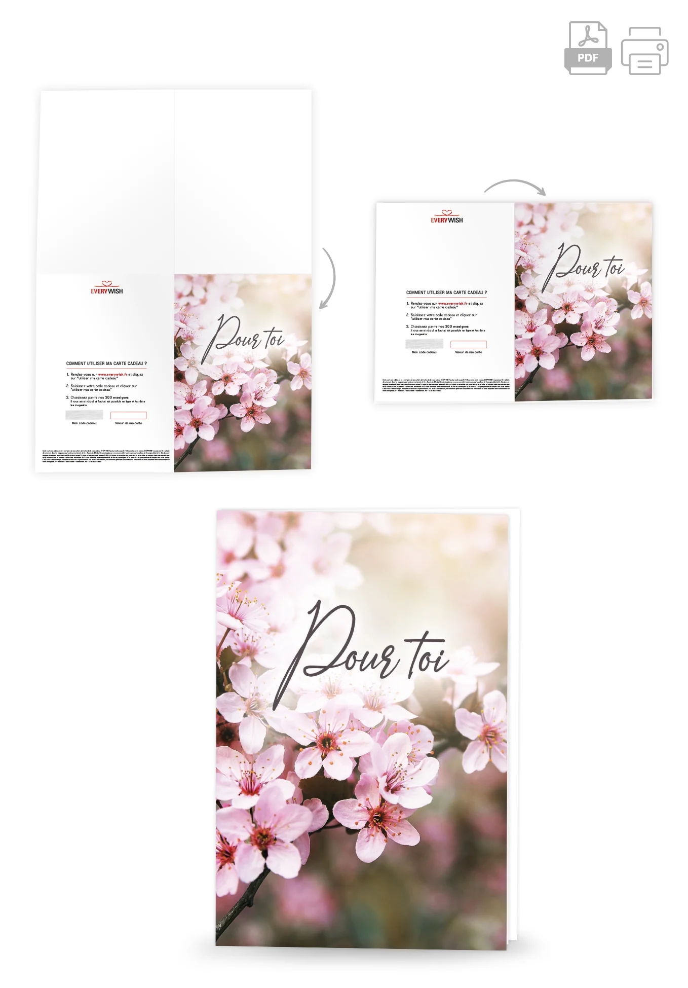 Pour toi - Fleurs de cerisier - Image 4