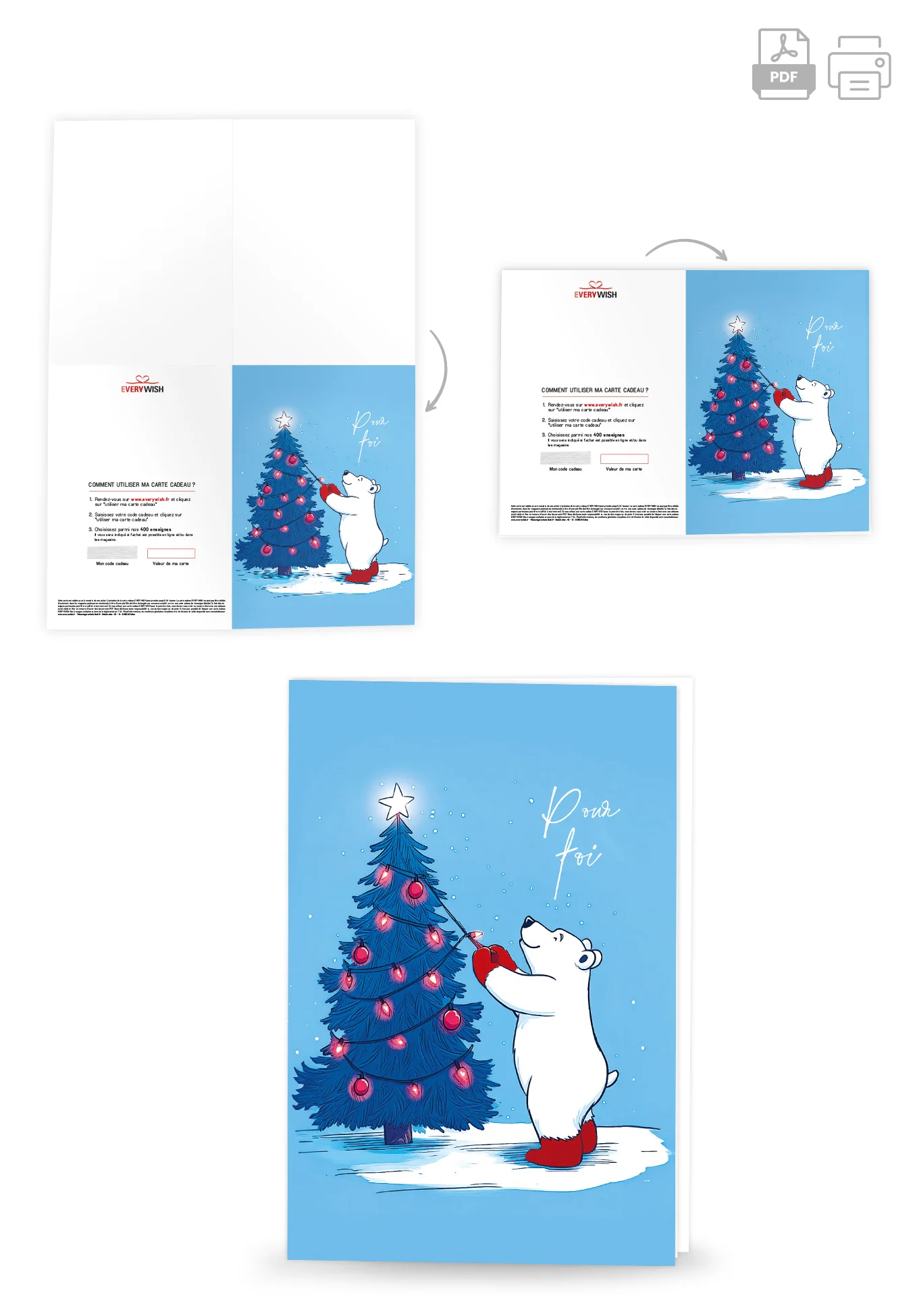 Pour toi - Ours polaire Sapin - Image 4