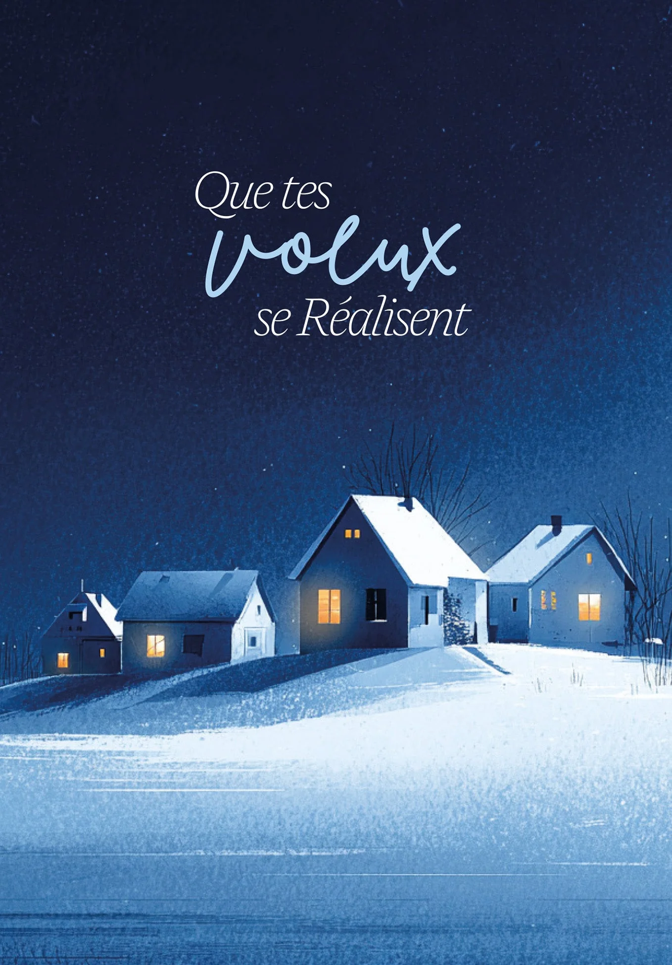 Que tes voeux - Ville d'hiver bleue PDF - Image 2