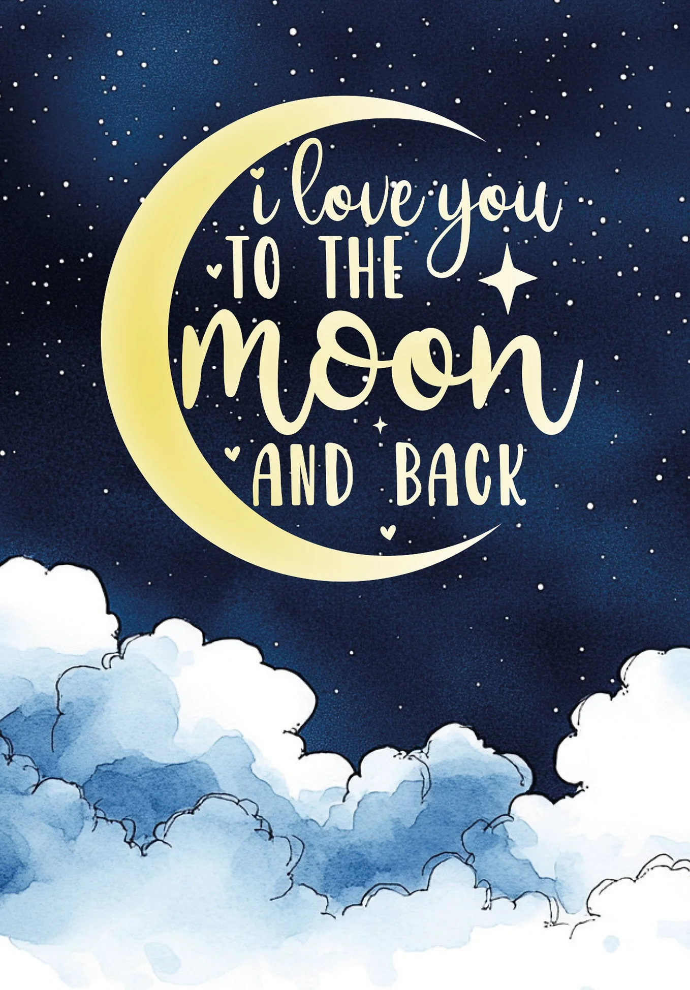To The Moon - Lune Nuages PDF - Image 2