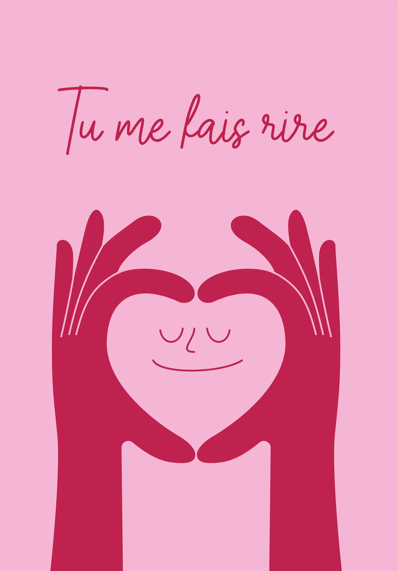 Tu me fais rire - Rose - Image 2
