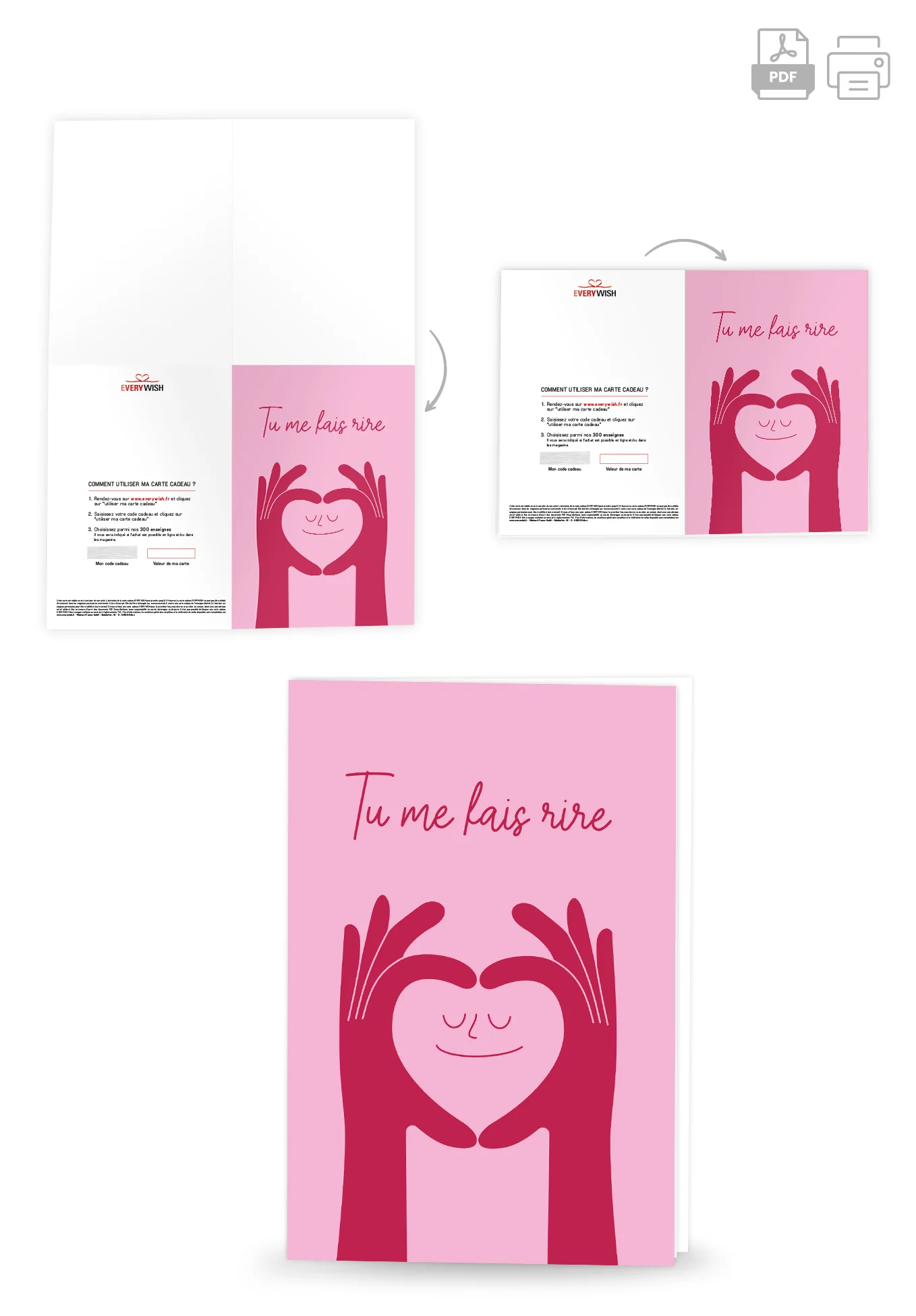 Tu me fais rire - Rose - Image 4